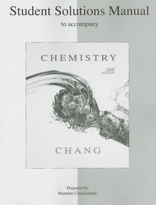 Student Solutions Manual to accompany Chemistry