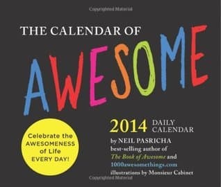 Calendar of Awesome 2014 Daily Calendar