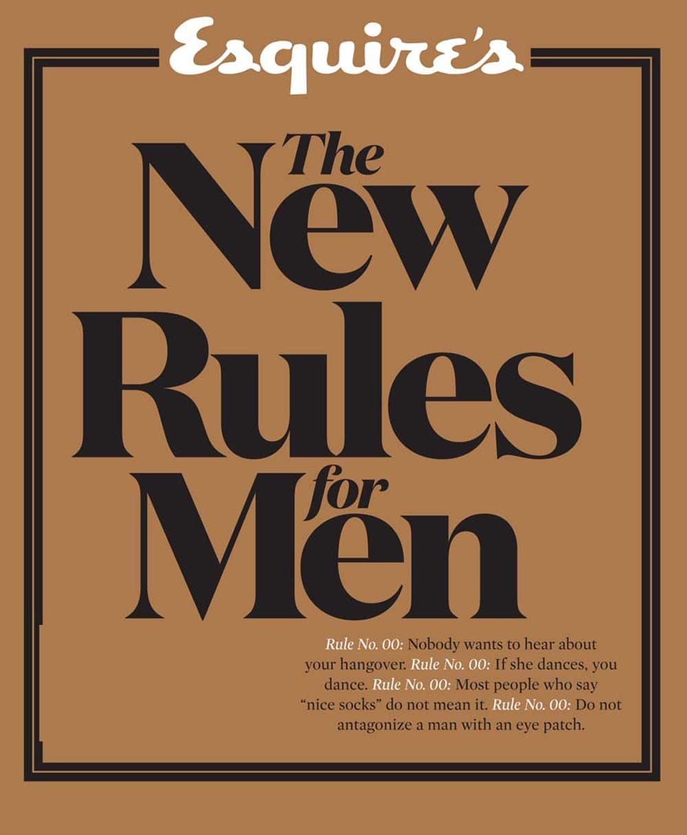 Esquire's the New Rules for Men