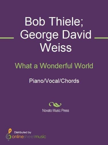 What a Wonderful World Sheet Music