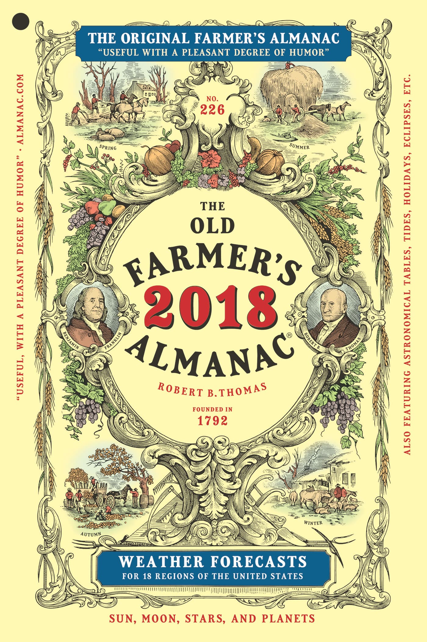 The Old Farmer's Almanac 2018, Trade Edition