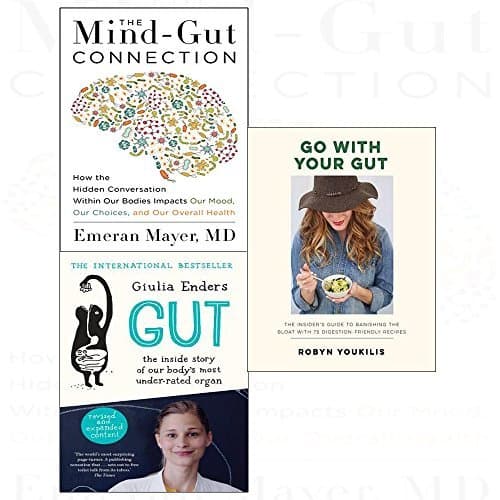 Mind-gut connection[hardcover], new revised and expanded edition, go with your gut 3 books collection set