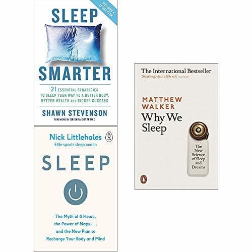 Sleep Smarter, Sleep, Why We Sleep 3 Books Collection Set