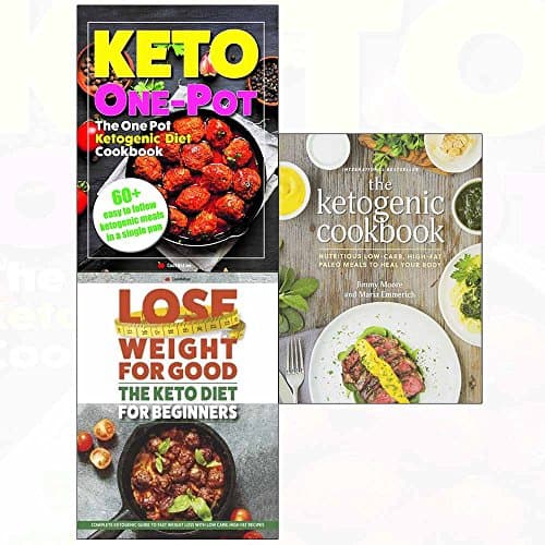 Ketogenic cookbook and keto diet for beginners and one pot 3 books collection set