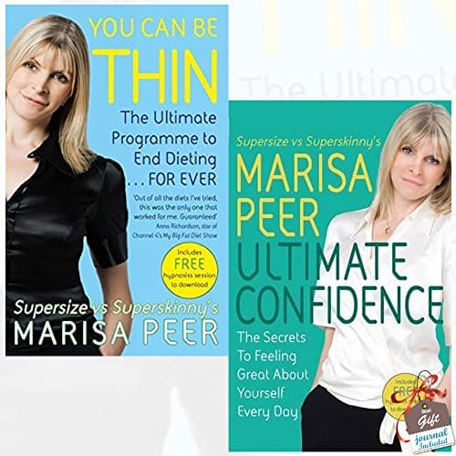 You Can Be Thin and Ultimate Confidence Collection 2 Books By Marisa Peer With Gift Journal