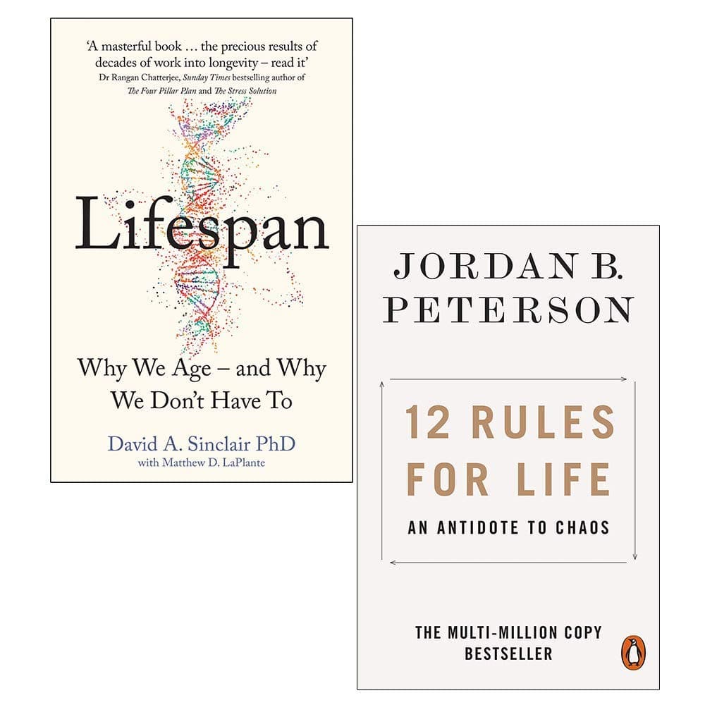 Lifespan Why We Age and Why We Don’t Have To / 12 Rules for Life An Antidote to Chaos