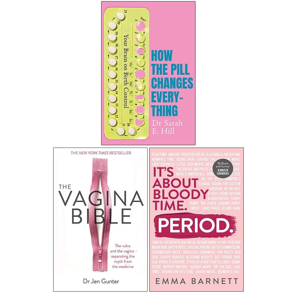 How the Pill Changes Everything, The Vagina Bible, Period 3 Books Collection Set