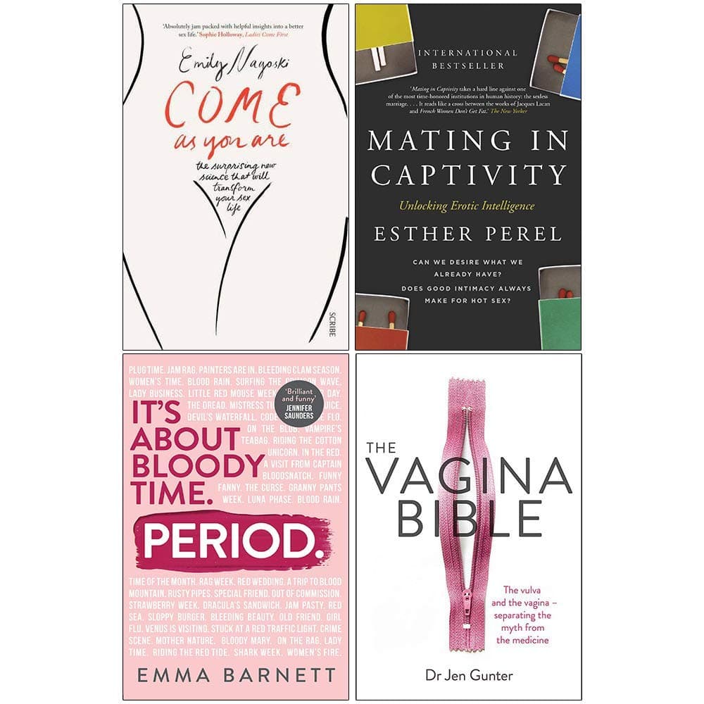 Come as You Are, Mating in Captivity, Period, The Vagina Bible 4 Books Collection Set