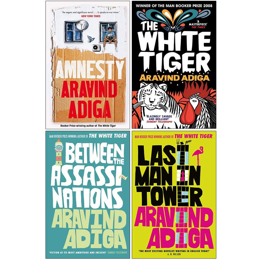Aravind Adiga Collection 4 Books Set