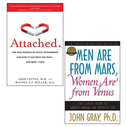 Men Are from Mars, Women Are from Venus And Attached 2 Books Collection Set