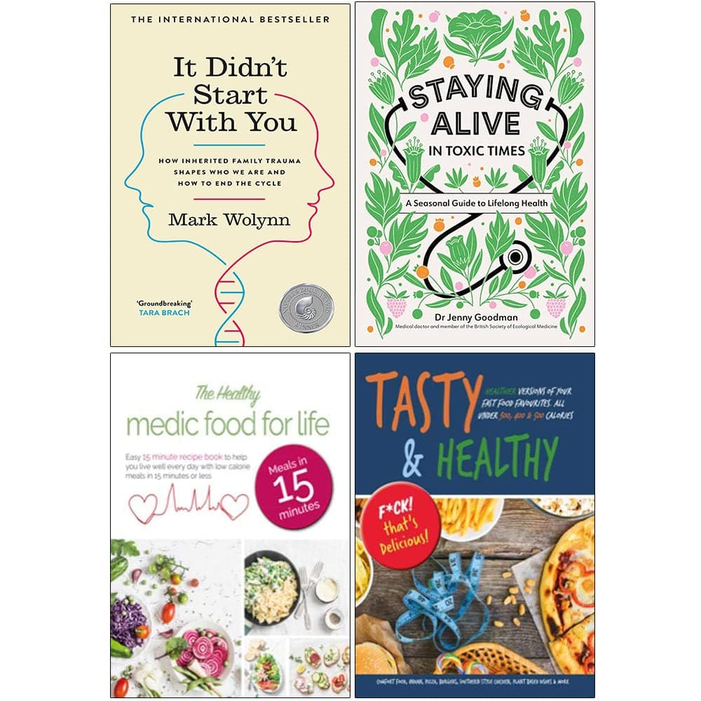 It Didn't Start With You, Staying Alive In Toxic Times, The Healthy Medic Food For Life, Tasty & Healthy F*ck That's Delicious 4 Books Collection Set