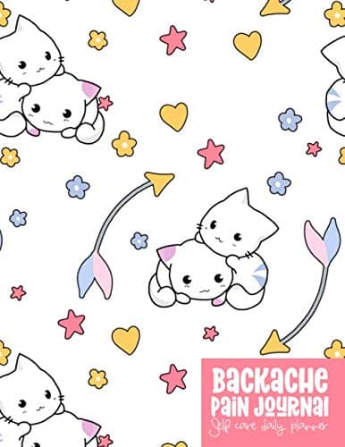 Backache Pain Journal: Self Care Daily Planner - Cats