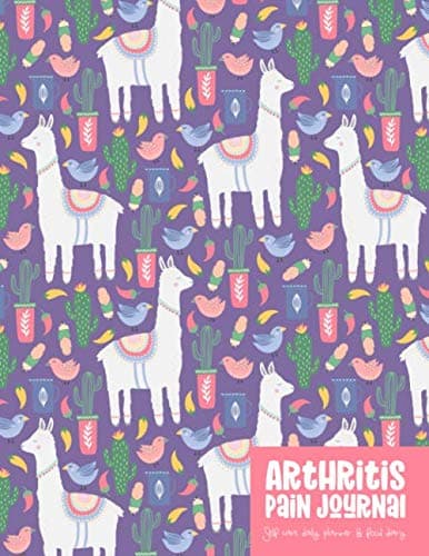 Arthritis Pain Journal: Self Care Daily Planner and Food Diary - Llama