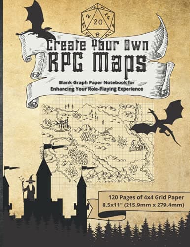 Create Your Own RPG Maps: Blank Graph Paper Notebook for Enhancing Your Role-Playing Experience