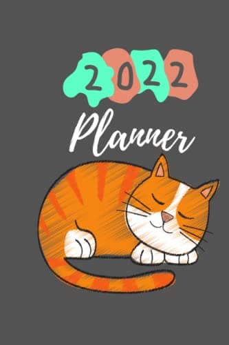 2022 planner notebook cat: awesome motivational Journal Notebook gift for cat lovers and cat mom for the New Year 2022, Size (6*9") & 125 Pages