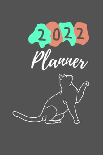 2022 planner notebook cat: awesome motivational Journal Notebook gift for cat lovers and cat mom for the New Year 2022, Size (6*9") & 125 Pages