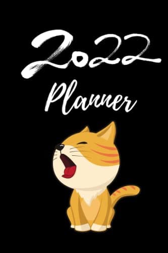 2022 planner notebook cat: awesome motivational Journal Notebook gift for cat lovers and cat mom for the New Year 2022, Size (6*9") & 125 Pages