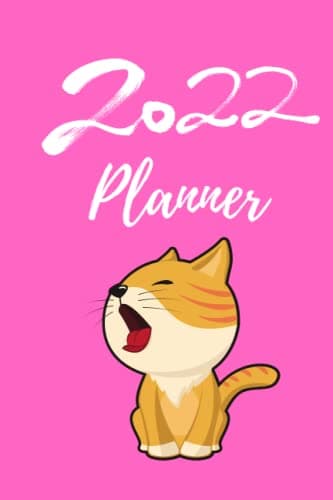 2022 planner notebook cat: awesome motivational Journal Notebook gift for cat lovers and cat mom for the New Year 2022, Size (6*9") & 125 Pages