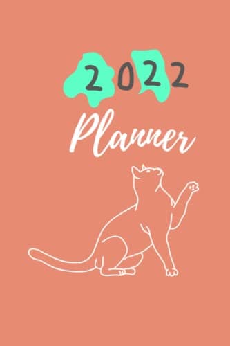 2022 planner notebook cat: awesome motivational Journal Notebook gift for cat lovers and cat mom for the New Year 2022, Size (6*9") & 100 Pages