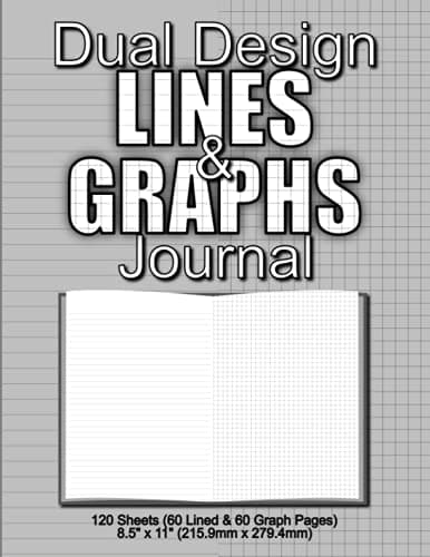 Dual Design LINES & GRAPHS Journal