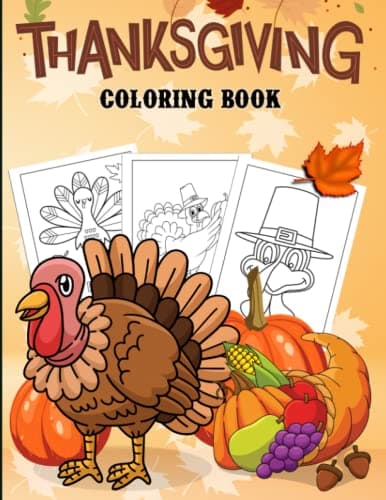 Womens Gift Ideas Thanksgiving Coloring Book: Thanksgiving Activity Book | Fun and Cute Thanksgiving day Colouring Pages for Kids and Toddlers | ... Kids and Adults | Thanksgiving Children Book
