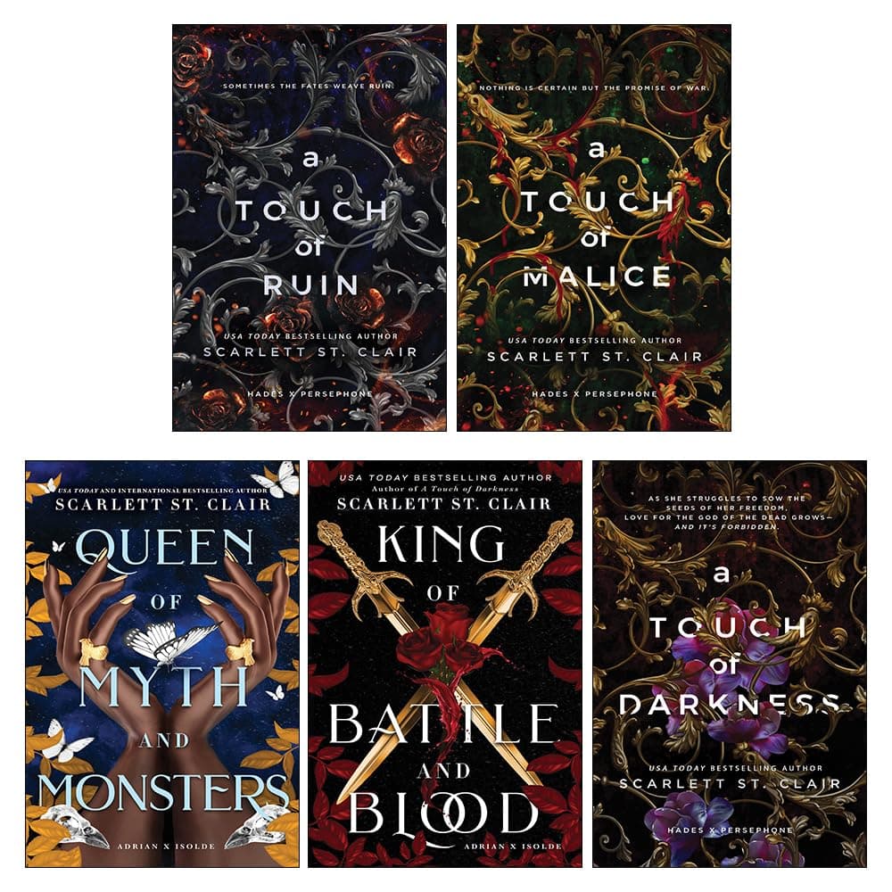 Scarlett St Clair Hades X Persephone & Adrian X Isolde Series 5 Books Collection Set