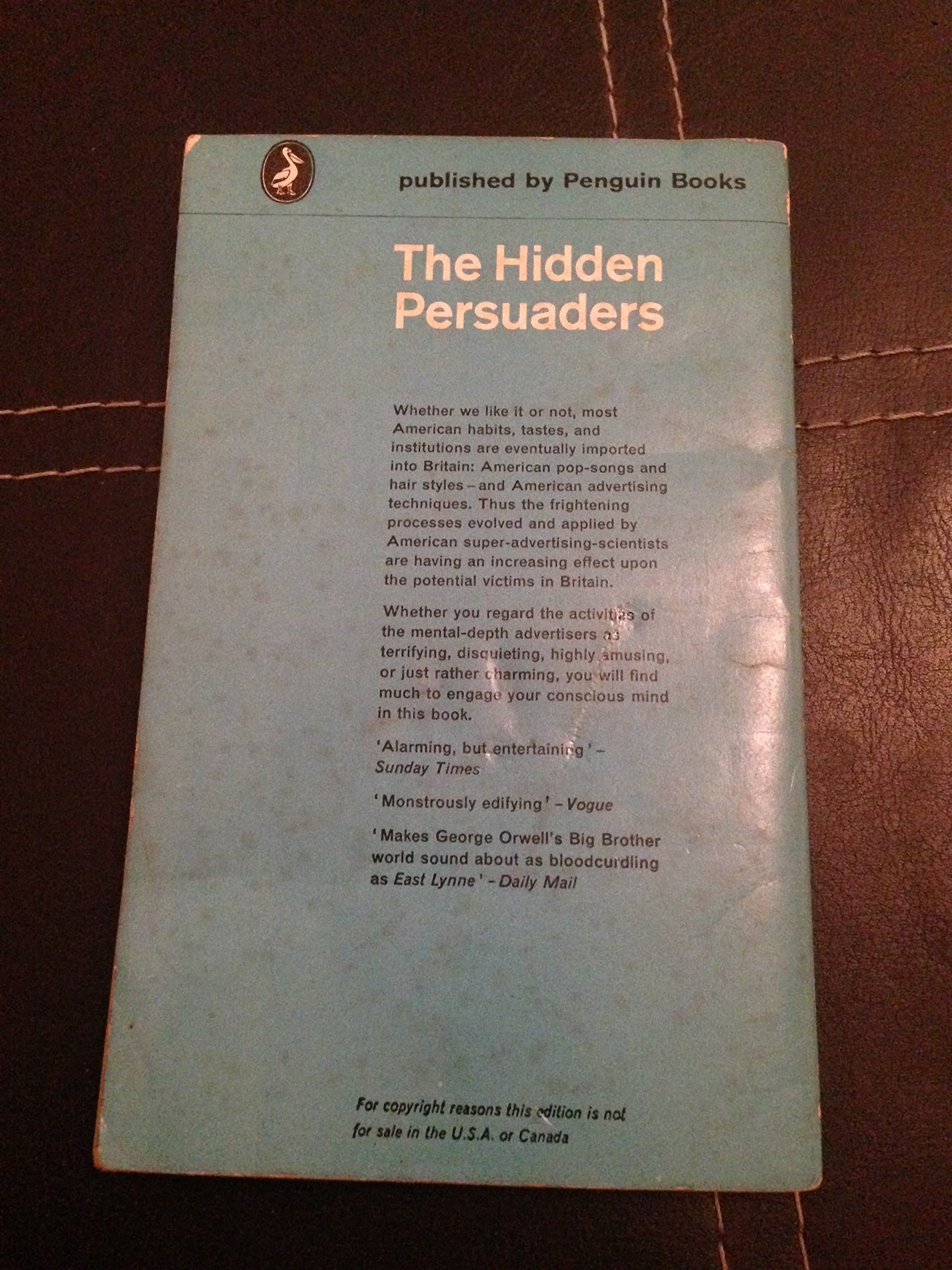 The Hidden Persuaders by Vance Packard