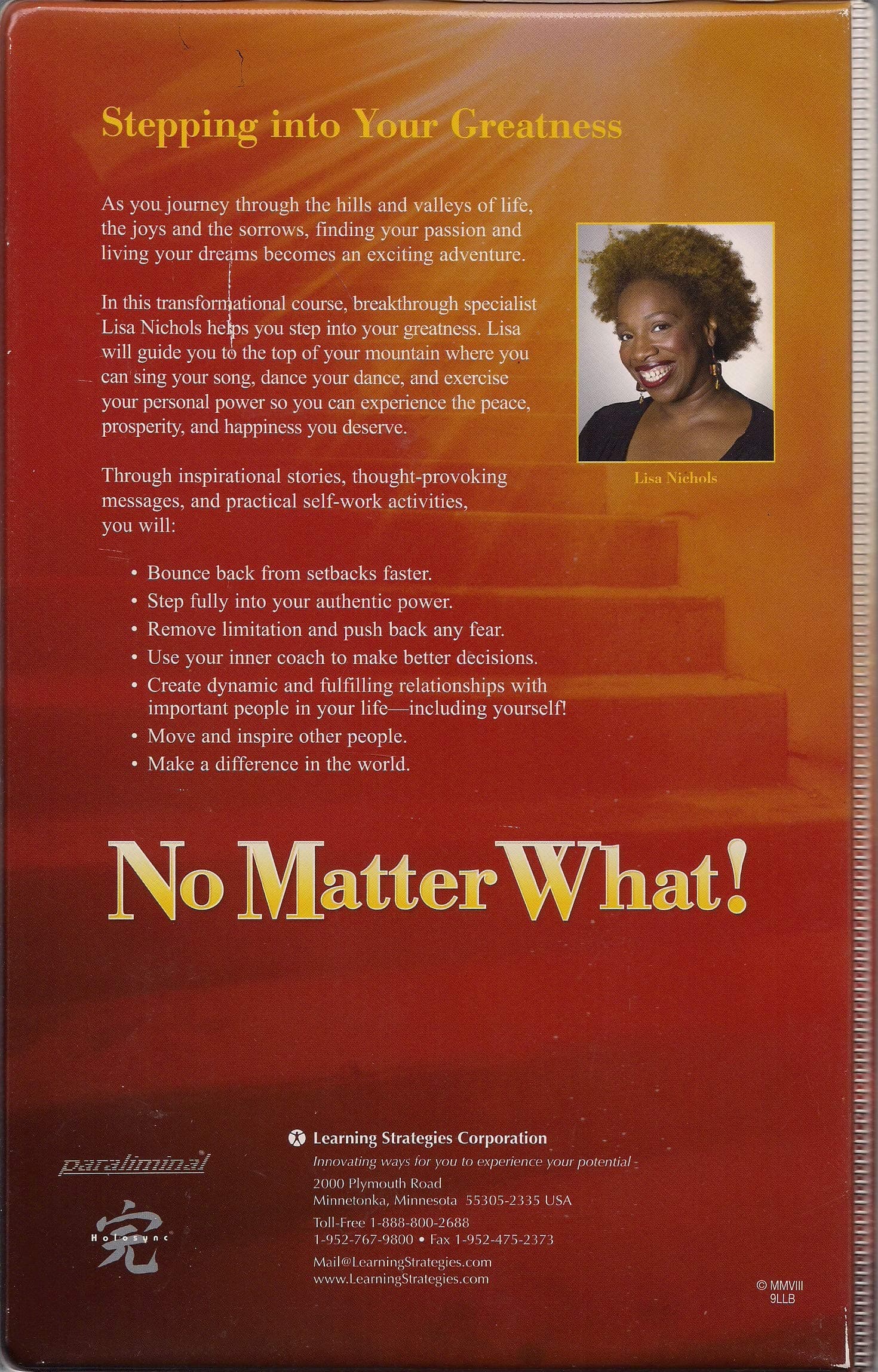 No Matter What! Stepping into Your Greatness