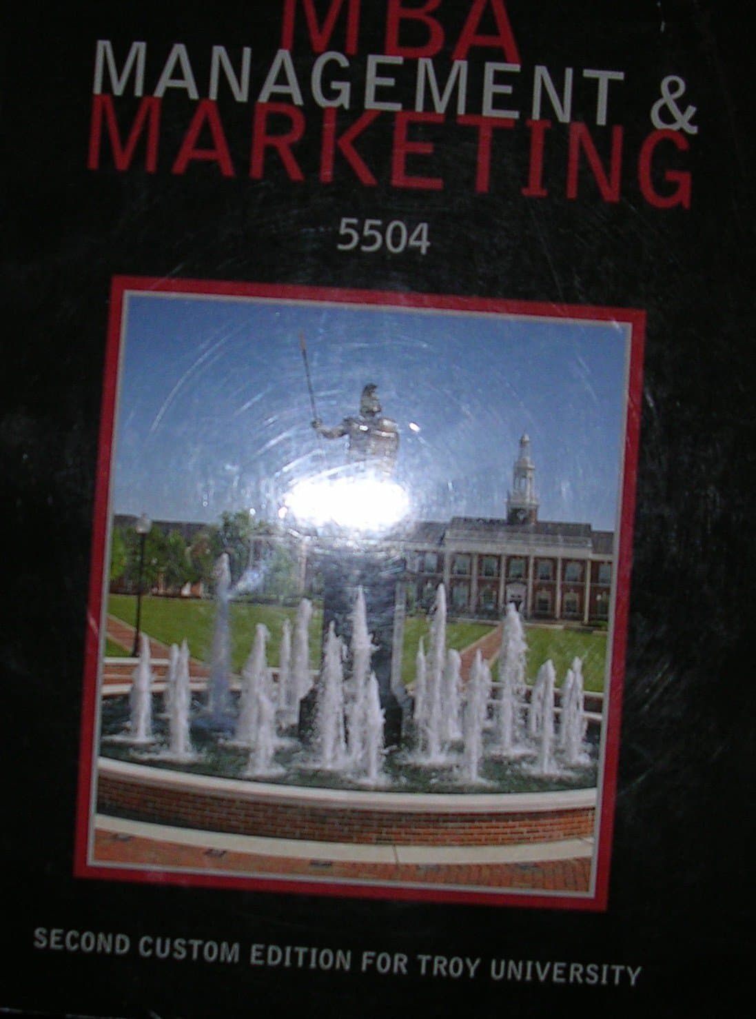 MBA Management & Marketing Second Custom Troy University 5504