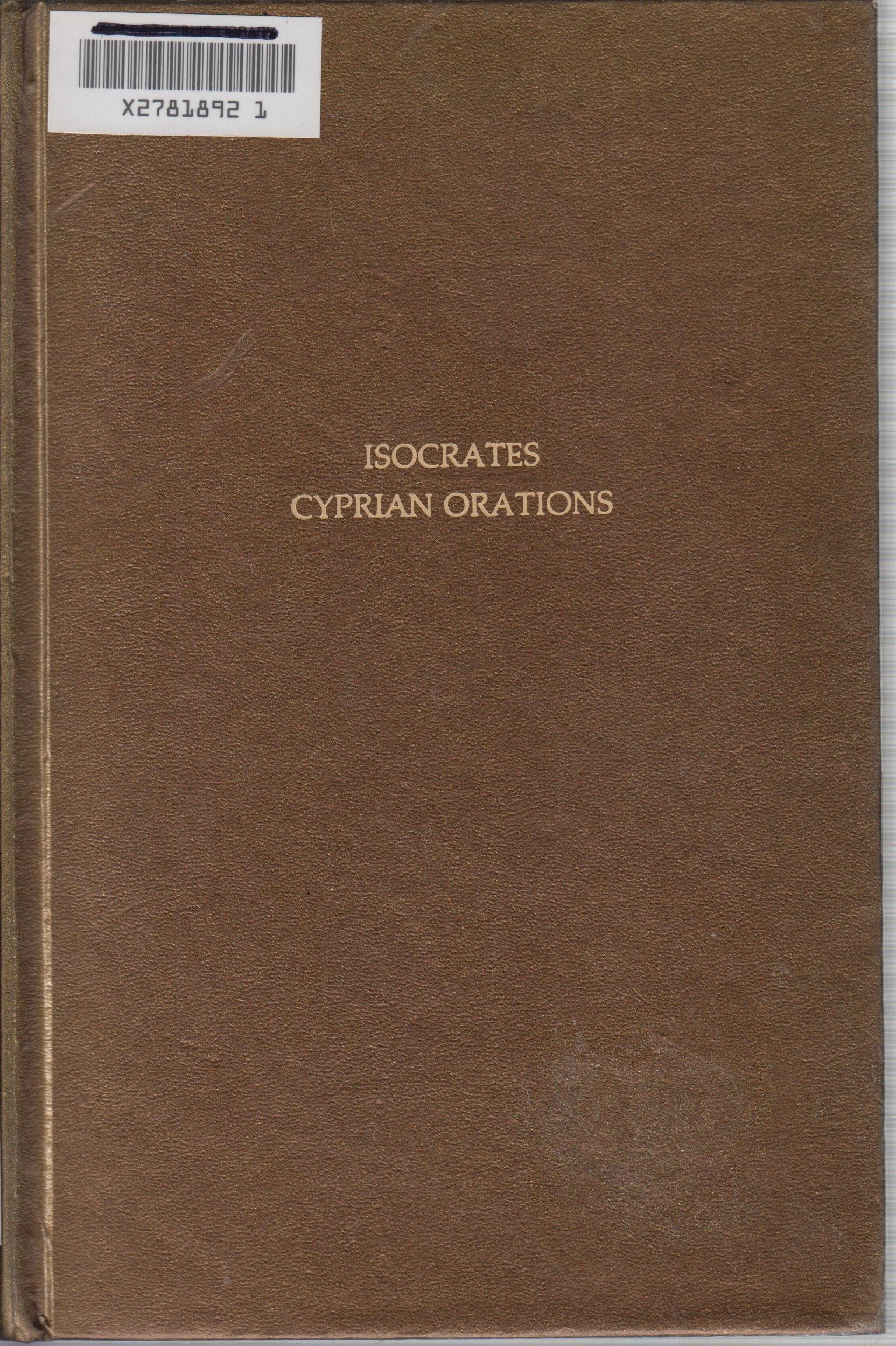 Cyprian Orations