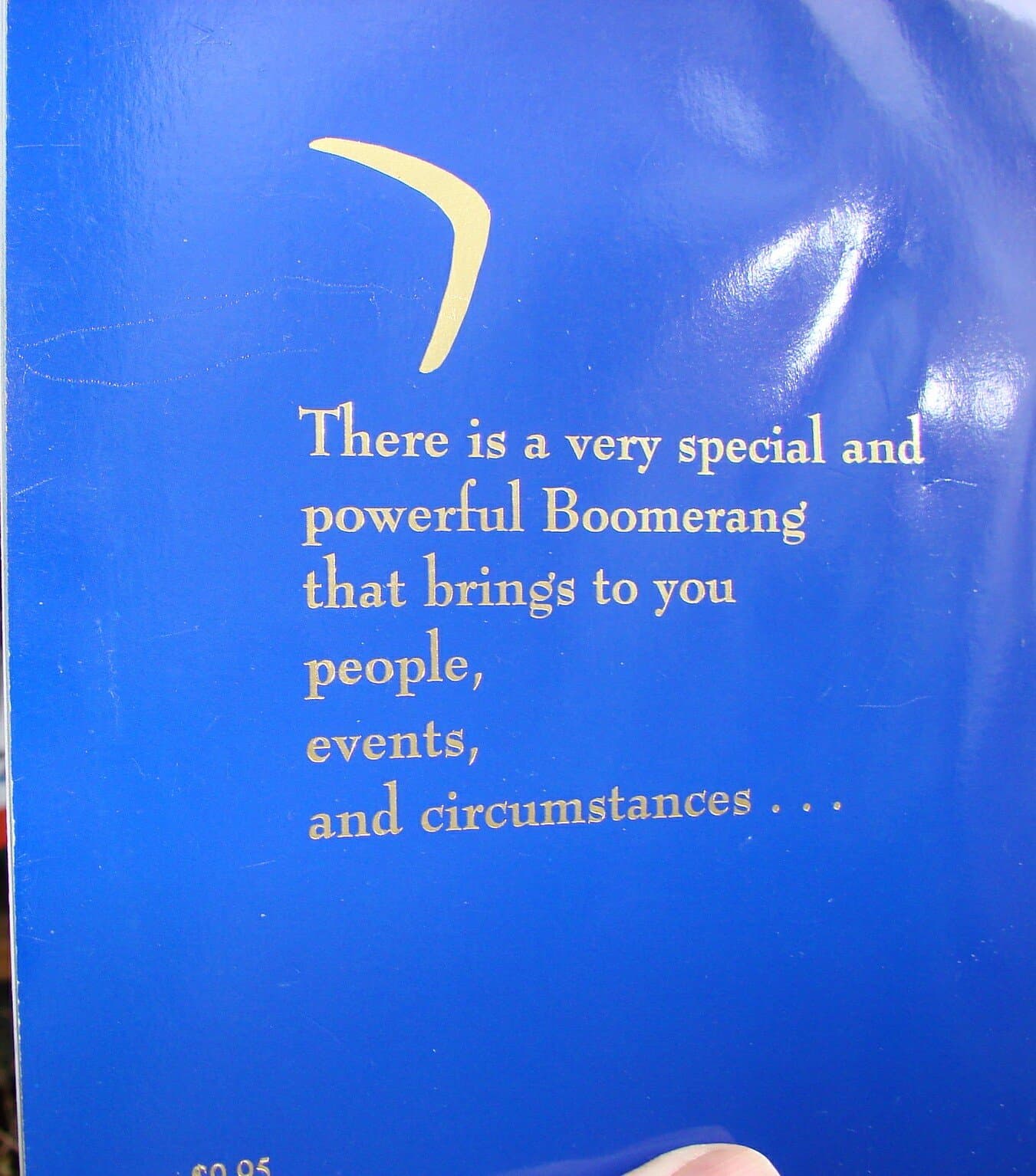 The Boomerang Principle