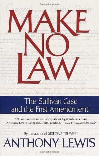 Make No Law (Vintage) by Lewis 1st (first) Vintage Books Edition