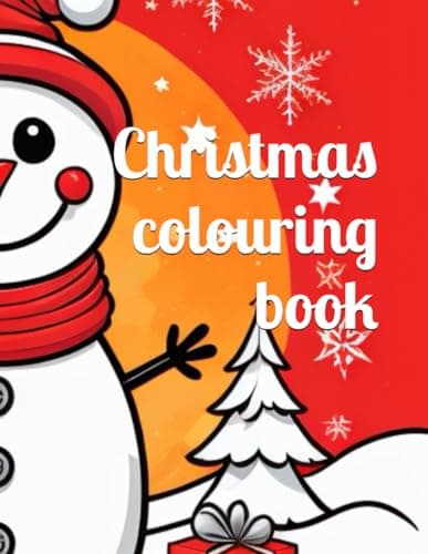 Christmas colouring book: 250 pages of Santa, Christmas tree, cute animals etc