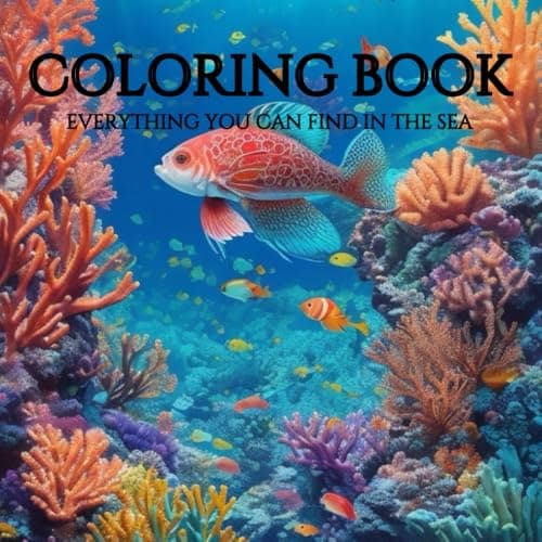 COLORING BOOK-EVERYTHING YOU CAN FIND AT THE EDGE OF THE SEA