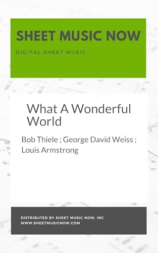 What A Wonderful World Sheet Music