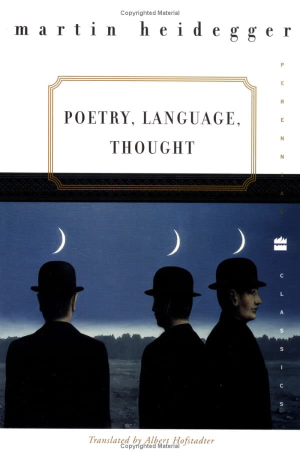 Poetry, Language, Thought