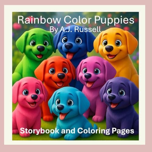 RAINBOW COLOR PUPPIES