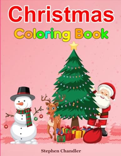 Christmas Coloring Book: Coloring book for ages 7-12