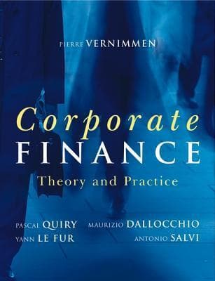 Corporate Finance: Theory & Practice