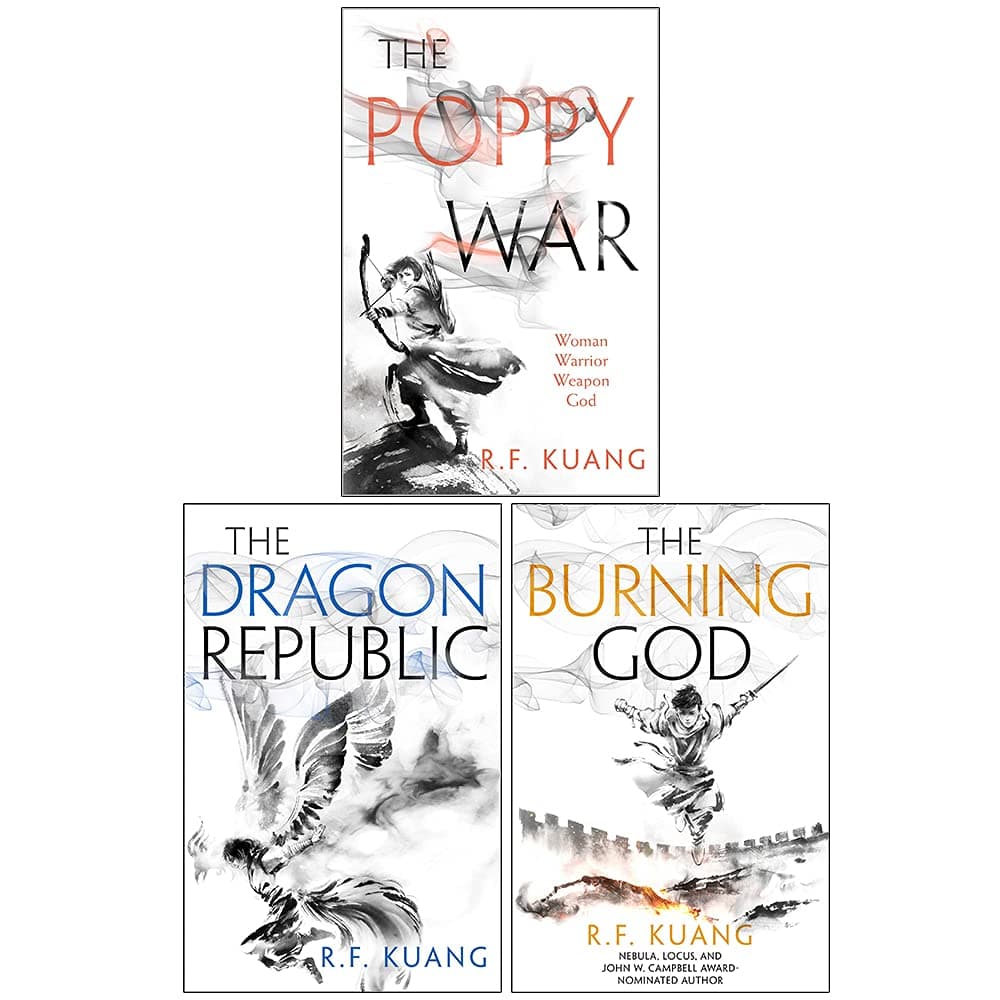 The Poppy War, The Dragon Republic, The Burning God