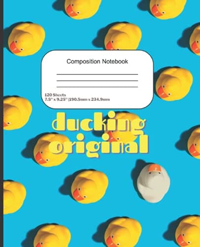 Ducking Original: 120 Page Composition Notebook