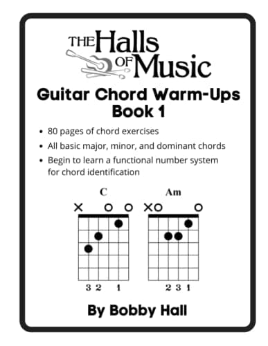 The Halls of Music Guitar Chord Warm-ups, Book 1