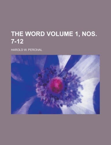 The Word Volume 1, nos. 7-12