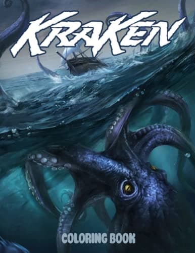 Kraken Coloring Book: Perfect Colouring Pages For Adults and Kids With Incredible Illustrations Of Kraken To Color And Have Fun