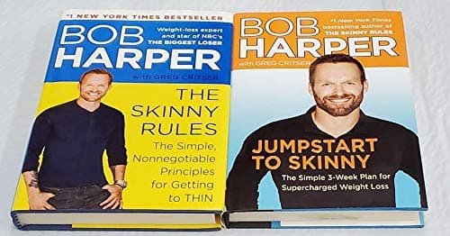 2 Book Set - The Skinny Rules and Jumpstart to Skinny by Bob Harper
